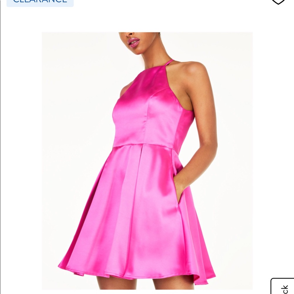 B. Darlin Formal Hot Pink Dress